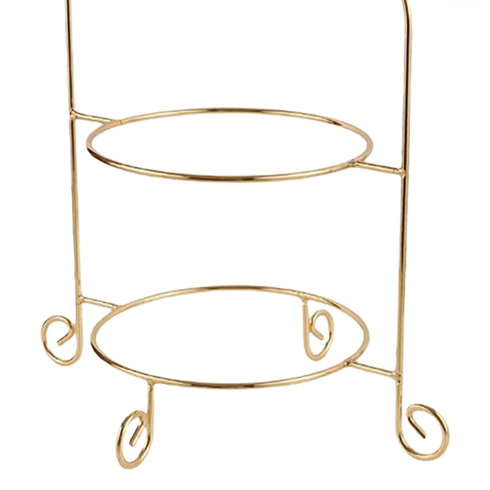 2 Tiered Cake Stand Classic Cookie Display Platter Decoration Wedding Display