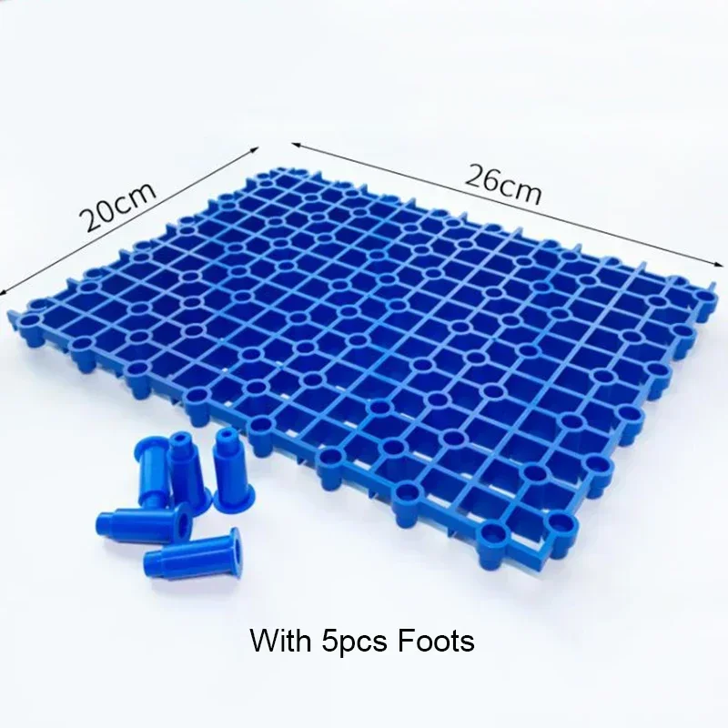 Blue with 5pcs Foot