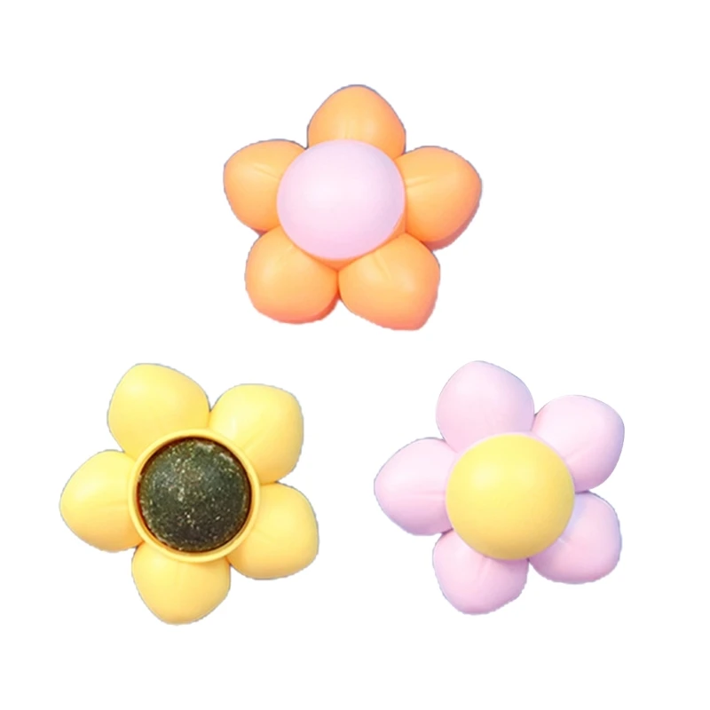 

3Pcs Natural Polygonum Ball Catnip Cat Toy Cleaning Teeth- Molar Treat Silvervine Chew Toy Dental Care