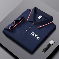 High Quality Men's New Polo Shirt Short Sleeved Top, Breathable, Comfortable, Casual and Fashionable Top