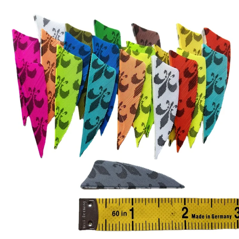 

50PCS Hi-Q On Sale 2 inch Natural Turkey Feathers Shield cut Archery Fletches Feather Arrow Fletching 2''