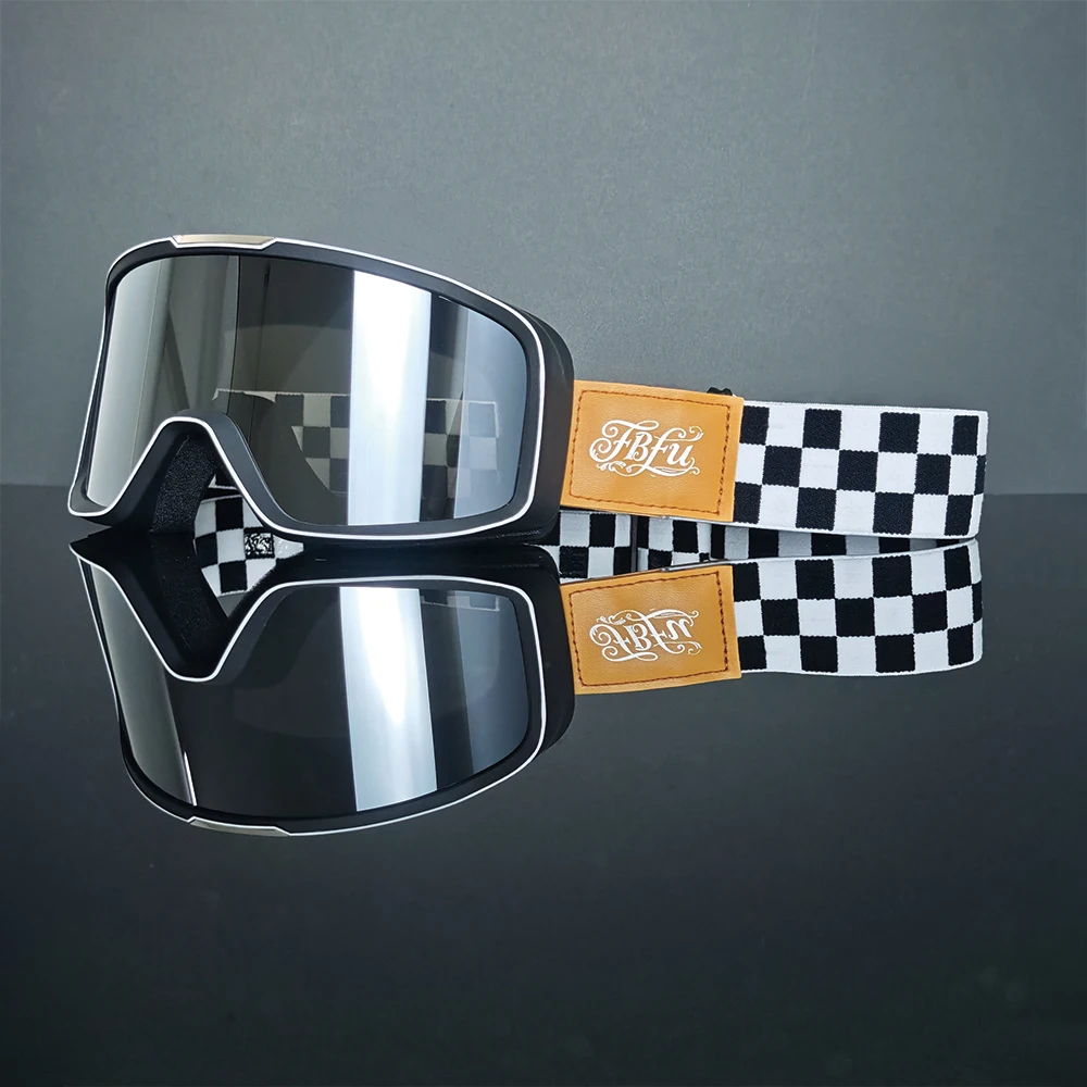 Scratch Resistant Motorbike Eyeglasses High Quality Lens Keep Clear View On Long Distance Outdoor Trip