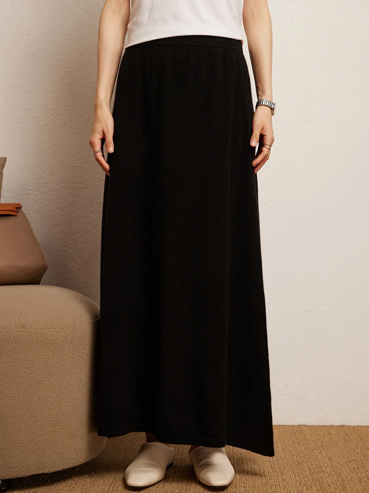 Korean Long Skirt Cashmere Detail 38