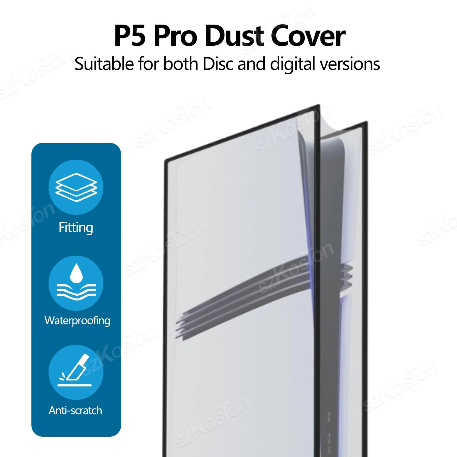 Translucent Anti-Scratch Vertical Dust Cover