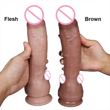 Skin Big Dildo with Strapon Dildos for Women Sex Toys Adults 18 Consolador Para Mujer Penis Realistic Dick Woman Erotic Sextoy 3