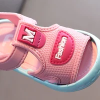 0-5Y Summer Baby Sandals Newborn Boys Girls Toddler Soft Sole Non-slip Princess Shoes Kids Fashion Casual Beach Sandals 3
