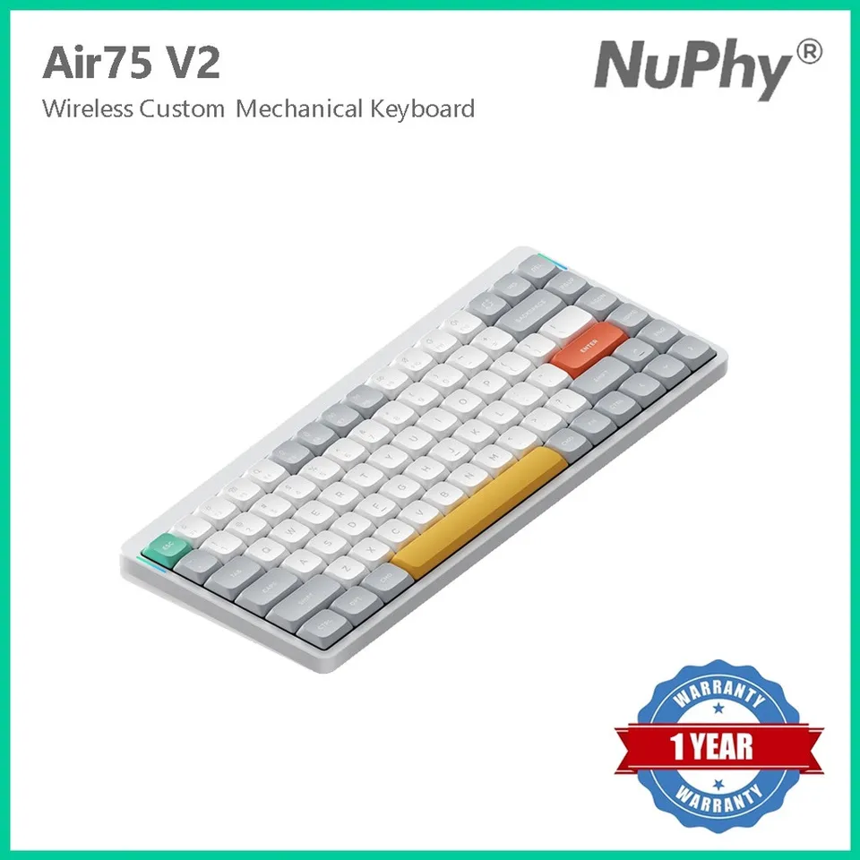 【美品】Nuphy Air 75 V2、メカニカルキーボード Nuphy Air75 : Wireless & Low Profile Keyboard Mechanical – NuPhy