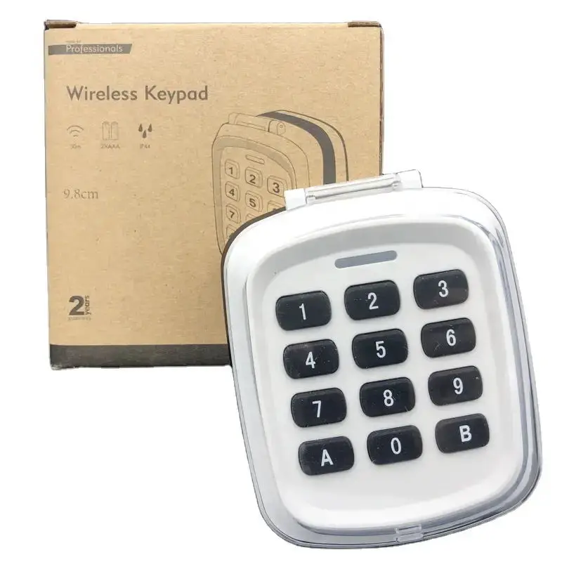 433.92MHz Multi-frequency Electric Roller Shutter Door Gate Garage Door Key Wireless Keypad Code Remote Control Door Opener