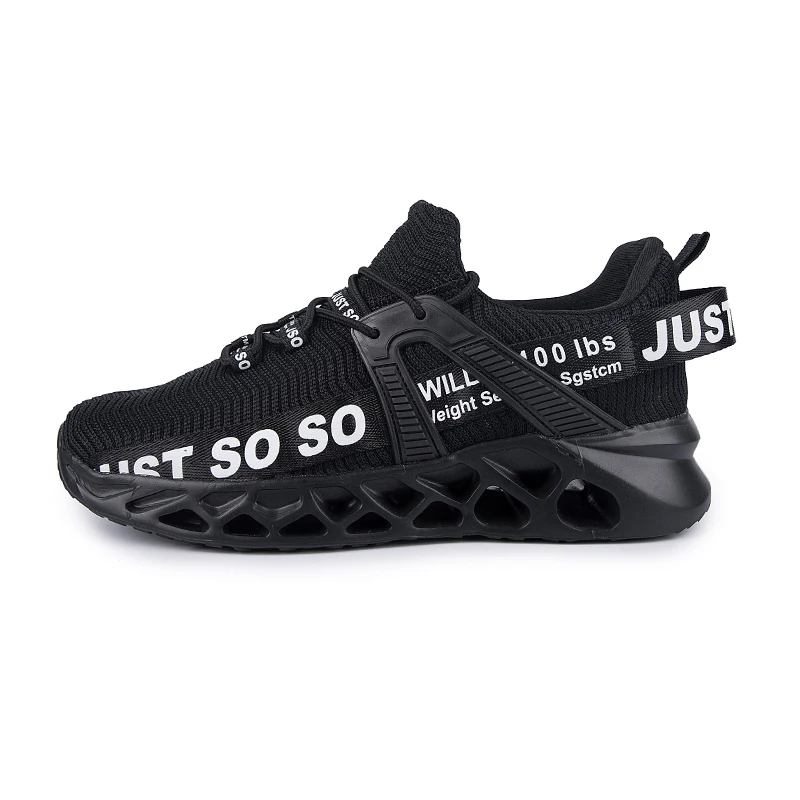 New large size men's sports shoes mesh surface breathable comfortable thick soled men's shoes outdoor sports running shoes 2