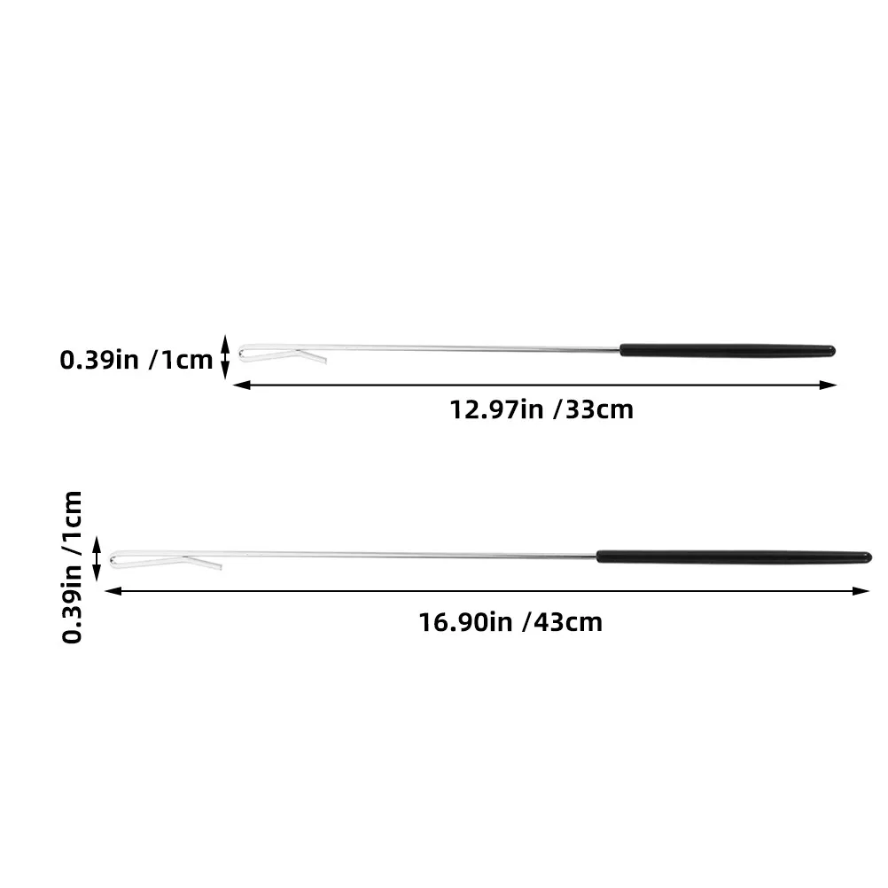 2Pcs 프리미엄 금속 인형 제어봉(핸드 퍼펫용) 부드러운 팔 움직임 기술 개발 자신감 강화 퍼펫 도구