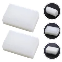 2 Pcs Brush Autism Surgical Hands Scrub Wilbarger Therapy Bristles 800X470X360CM Sensory White Baby 2