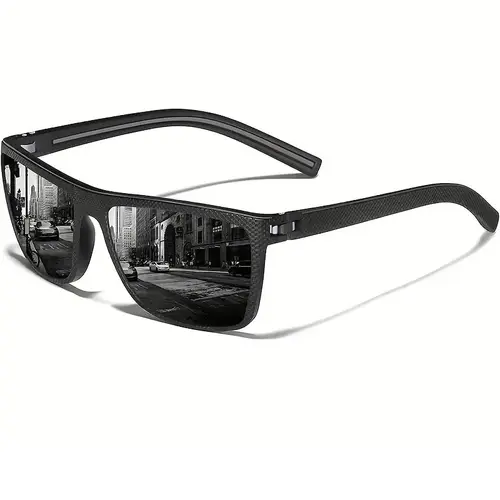 Square Polarized Sunglasses for Men and Women Lightweight Frame Sun Glasses - Image 9