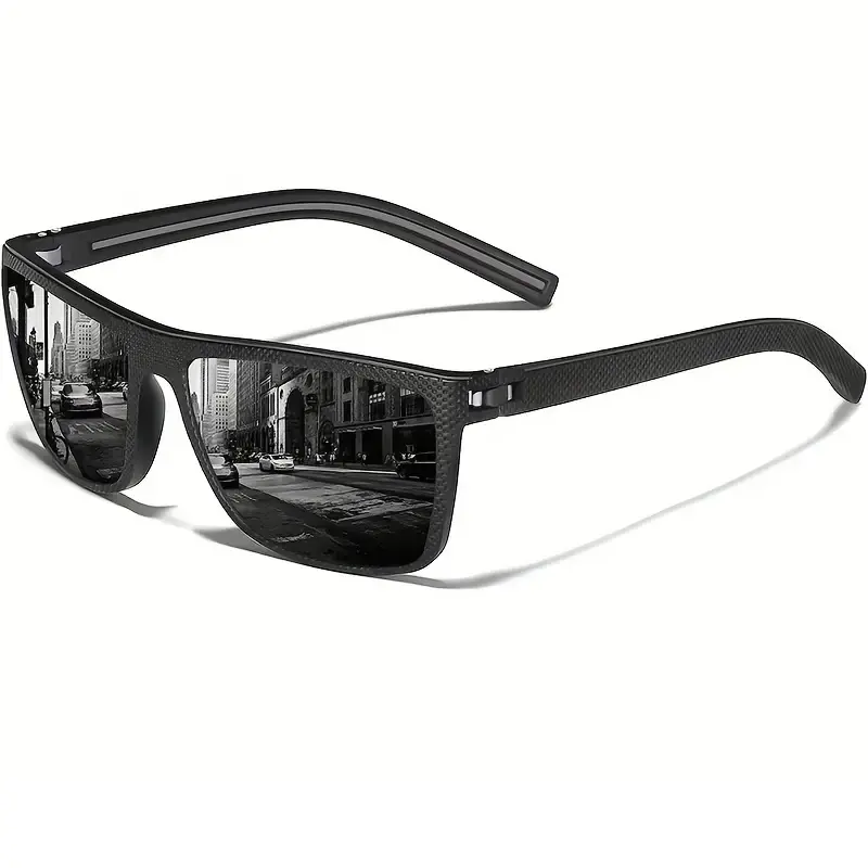 Square Polarized Sunglasses for Men and Women Lightweight Frame Sun Glasses - Image 9