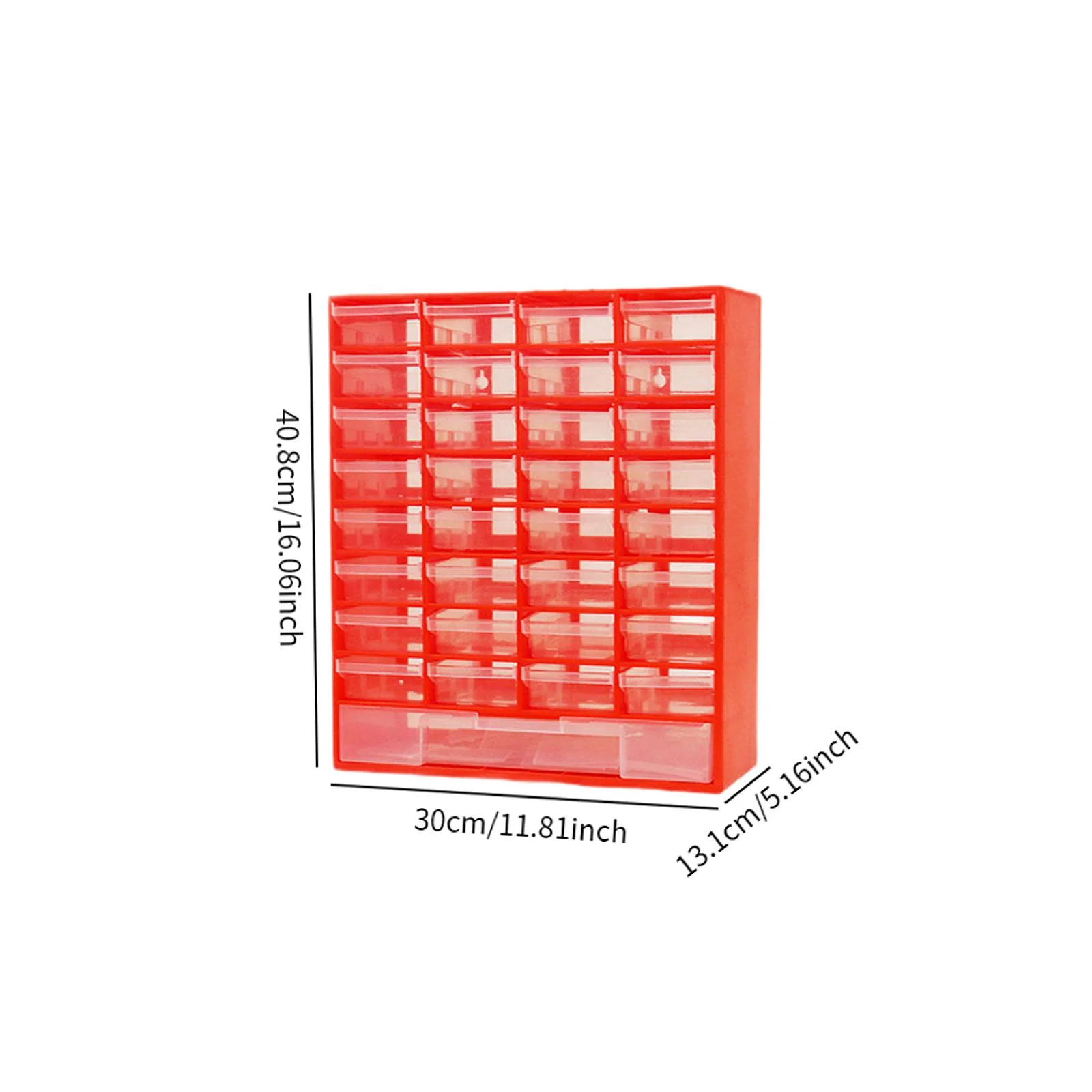 Drawer Storage Cabinet Organizer Container with 33 Compartment Tool Box Garage Organization for Scrapbook Small Items Jewelry 6