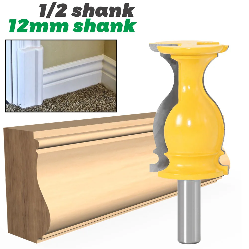 

Фреза по дереву, хвостовик 1/2 дюйма, 12,7 мм, 12 мм, 1 шт.