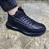 Men Sneakers Spring Autumn New Platform Comfortable Mid-cut Men's Casual Shoes Lightweight Shock Absorption Men Vulcanized Shoes 3