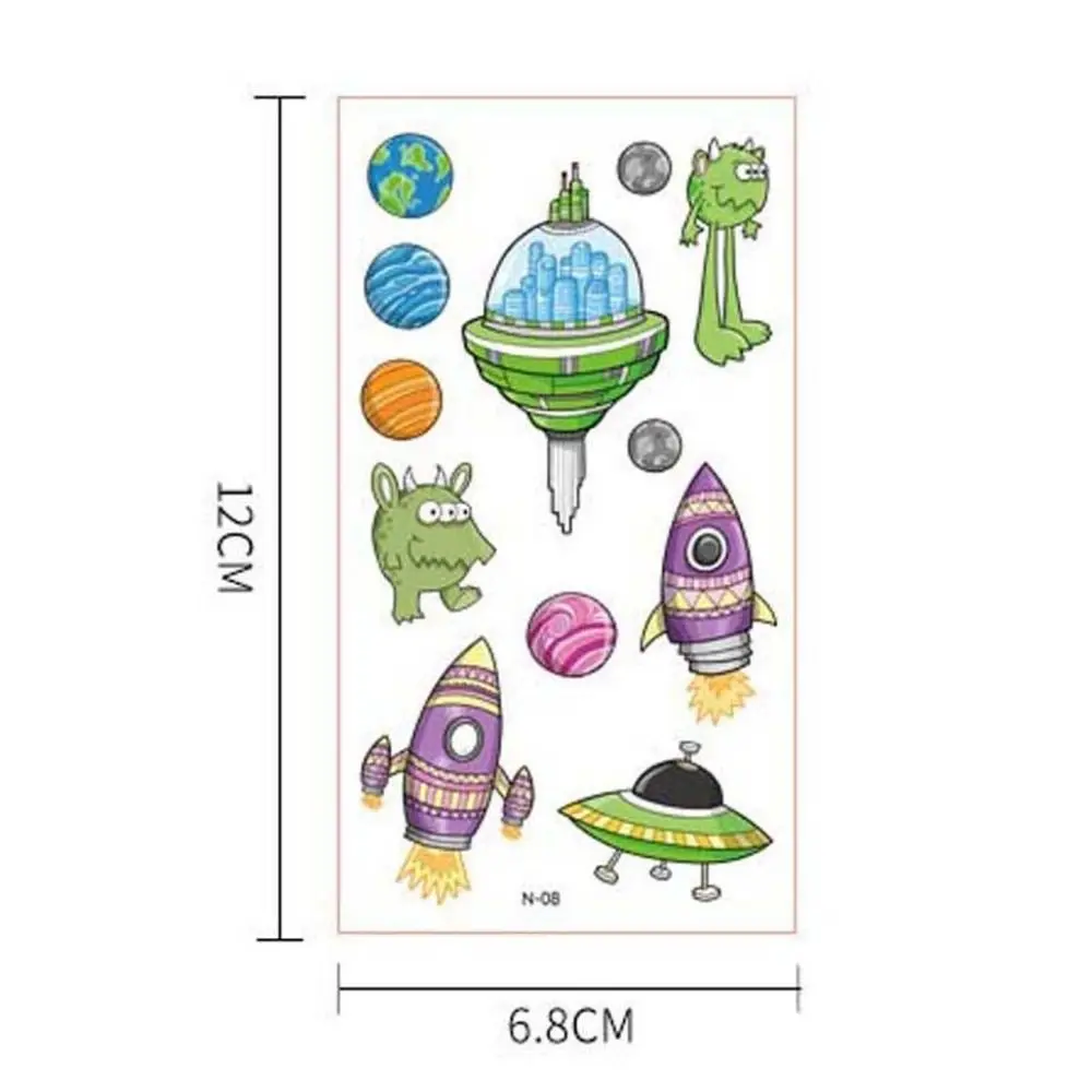 Automobile Off-road Vehicle Tattoo Stickers Cartoon Temporary Kids Toy