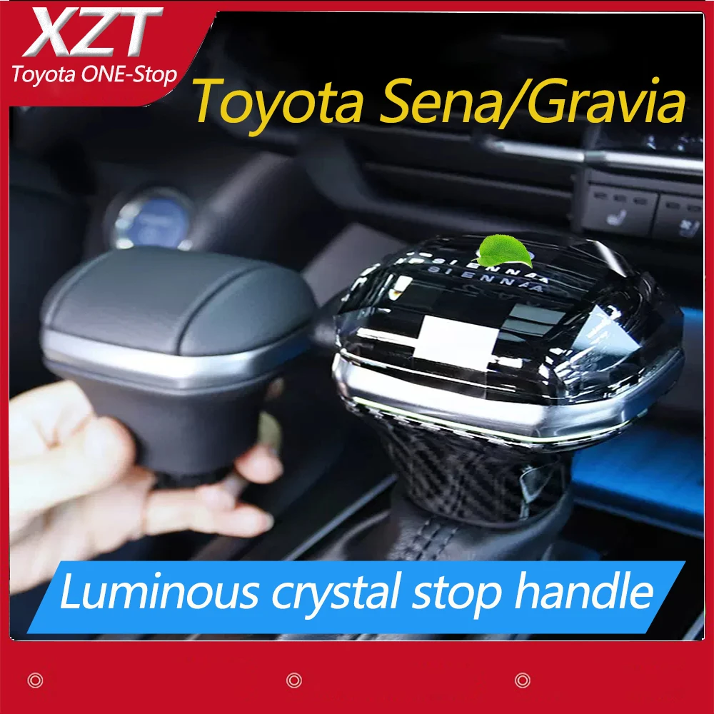 

Crystal Handle For Toyota Sienna 2022 Gear Head Modified Shift Knob Gear Lever Gear Stick Led Light