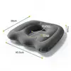 Sciatic Nerve Relief Cushion Anti-decubitus Cushion for Hemorrhoids Comfortable Flocked Buttock Support for Home Office Seating 1