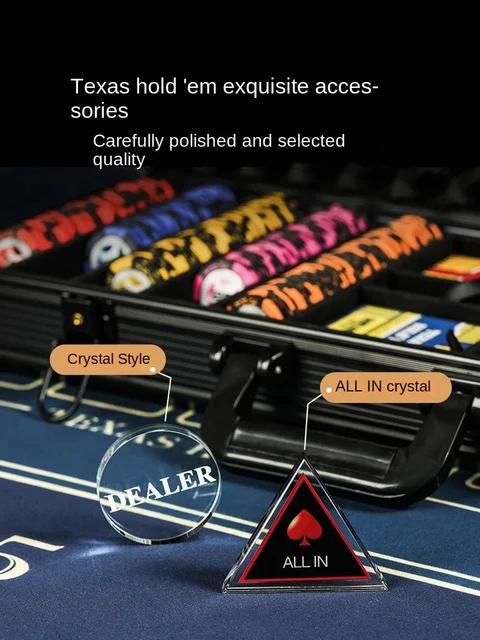 하이 엔드 텍사스 포커 세트로 완벽한 게임 경험을 누려보세요.