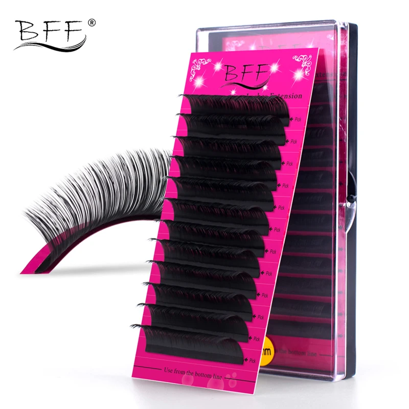 Bff Brand Eyelashes Extension 0.07mm C/d Soft Bright Synthetic Mink