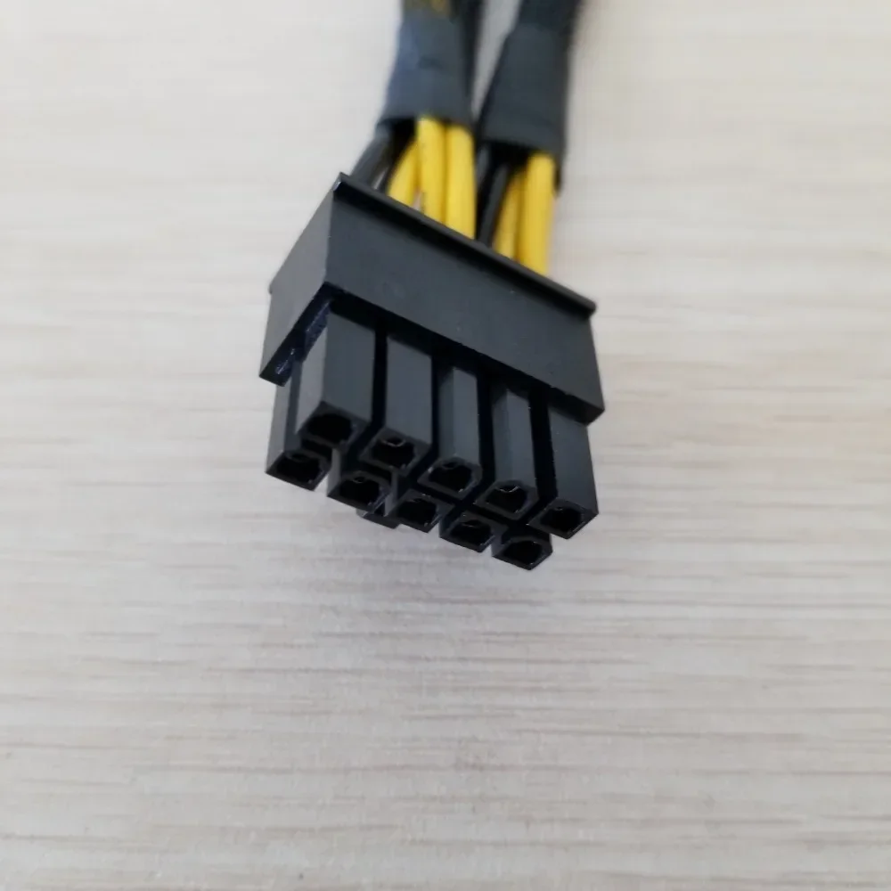 PSU 10Pin Male to PCI-E Graphics Video Display Card 8Pin & 6Pin Power Supply Cable for HP Server DL580 DL585 DL980 G7