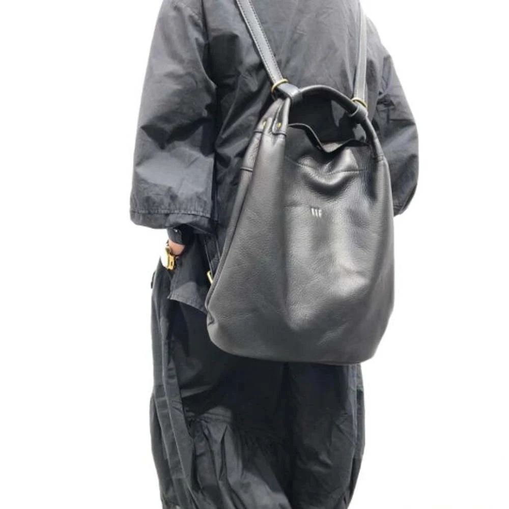 100% Natural Genuine Leather Backpack Women Travel Shoulder Backpacks Simple Design Bagpack Mochilas School Bags For Teen Girls 2