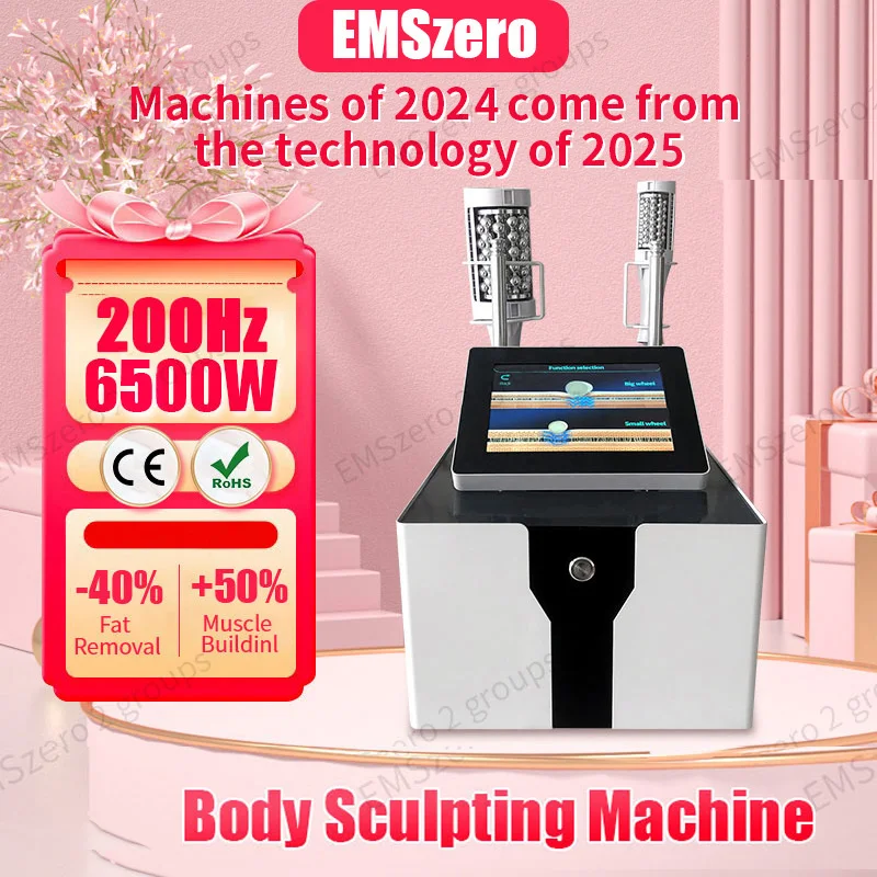EMSZERO Roller Fitness Body Sculpting 2 Handles Body Slimming High Intensity EMS EMSslim Neo Burning Muscle 2024