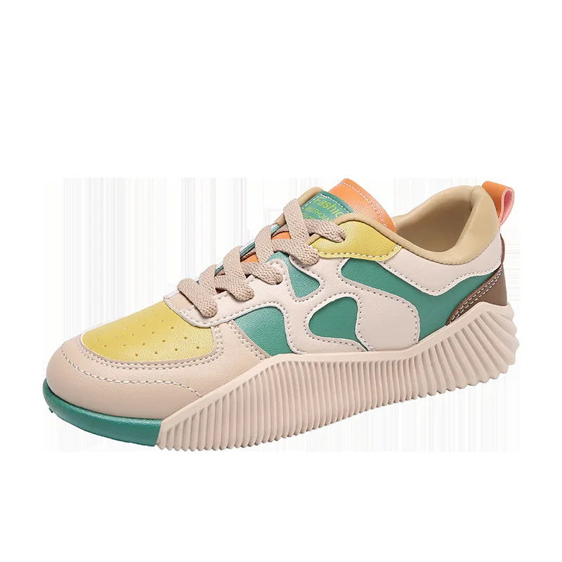 Platform Shoes Women 2023 New Fashion Sneakers Fashion Mixed Colors Casual Comfortable Soft Bottom Lady Shoes Women Mujer Zapato