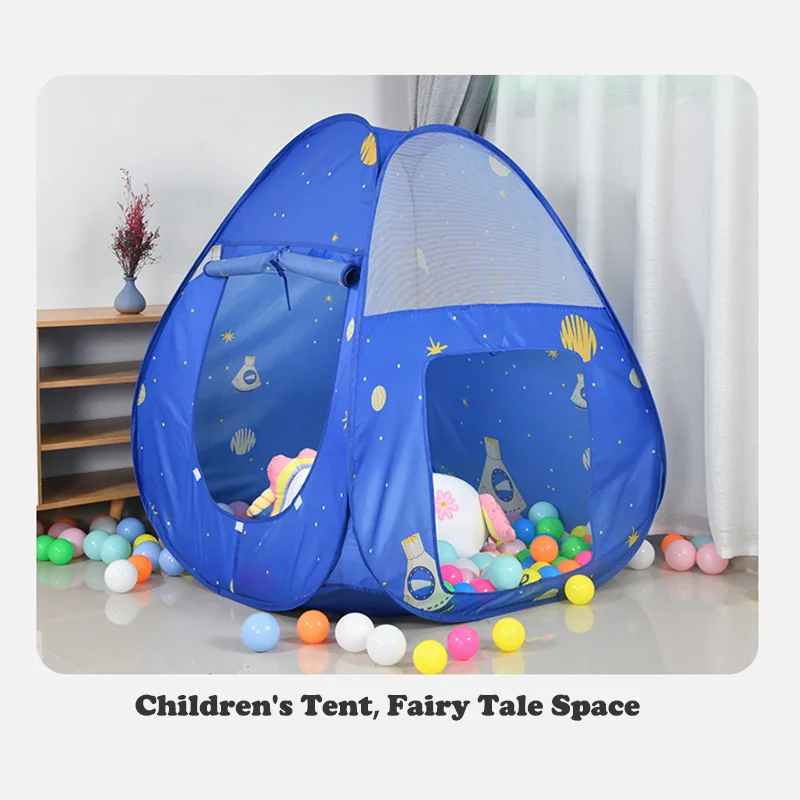 3 Pcs/set Portable Children's Tent Toys Indoor and Outdoor Play House Beach Tent Folding Crawling Tunnel Ocean Ball Pool Tents 3