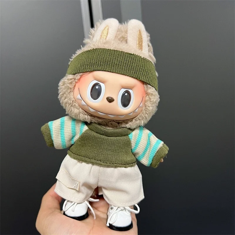 Labubu 17cm Mini Plush Doll Outfit – Cute Clothes & Accessories for V1, V2 & Multiple Series, Perfect Doll Attire 3