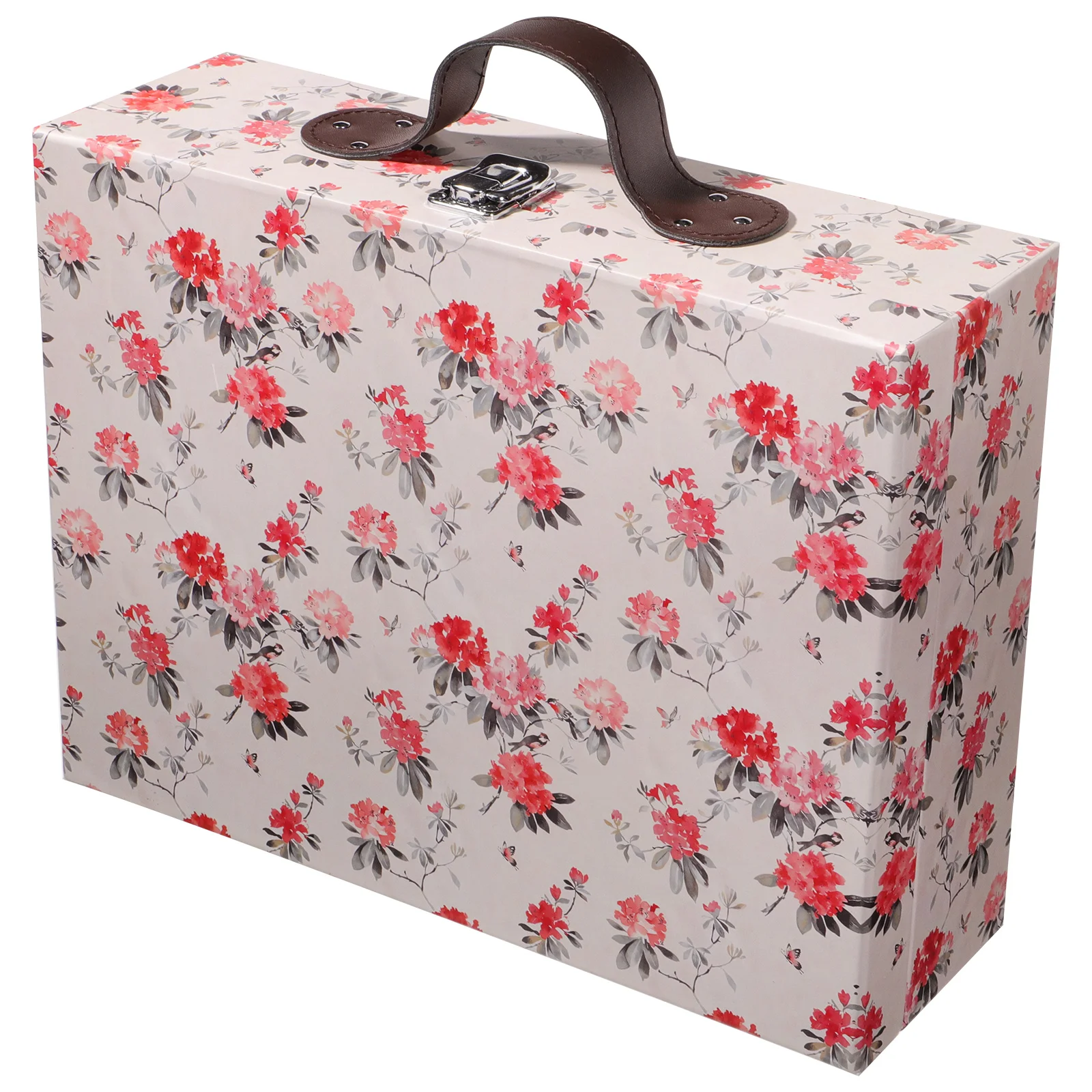 

Подарочная коробка для чемоданов, органайзер для ювелирных изделий, коробки для украшений для женщин, двойные медные бумажные серьги