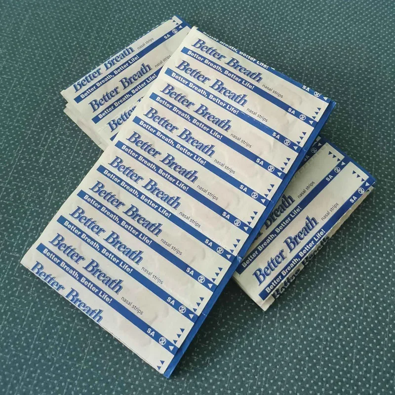 Nasal Strips 100Pcs/Lot Breath Nasal Strips Right Way Aid Stop Snoring Nose Patch Better Sleeping Patch Product Help Easier Breath Aid Decive