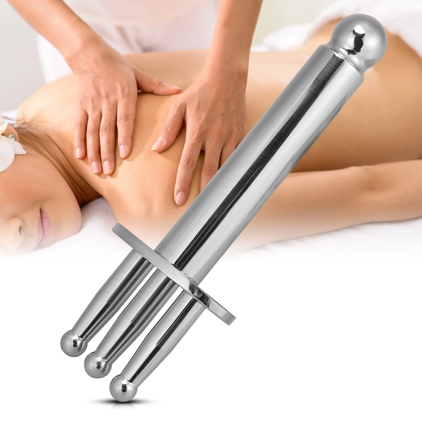 3 Forks Magnetotherapy Acid Discharge Pen Magnetic Stick Meridian Point Magnetic Massage