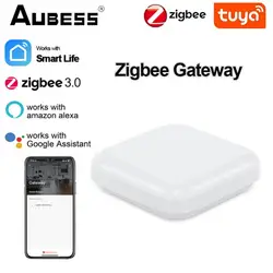 Tuya ZigBee 3.0 Gateway Bridge Intelligent Smart Home Hub Smart Life App Wireless Remote Control Works With Alexa Google Home