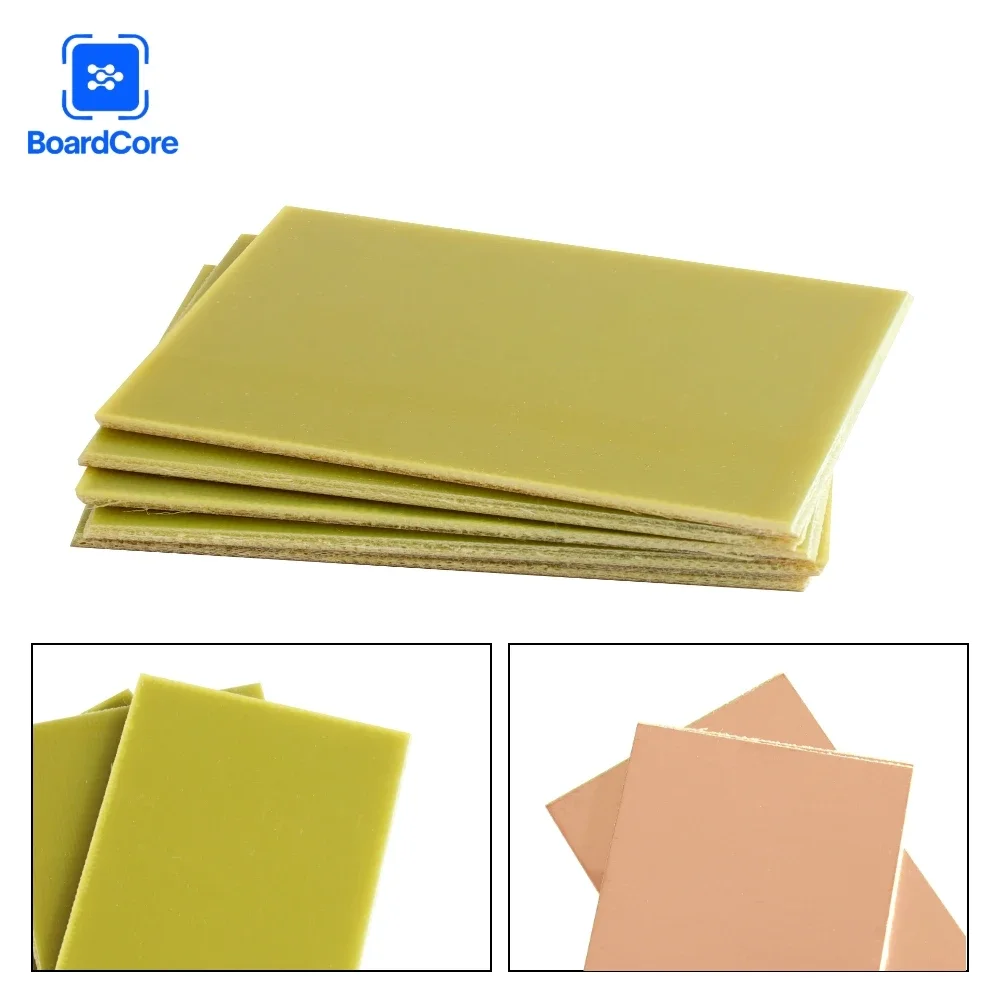 5/10/25 PCS PCB 5x7cm FR4 단면 구리 도금판 DIY PCB 키트 라미네이트 회로 기판 5*7cm IC DIY 키트