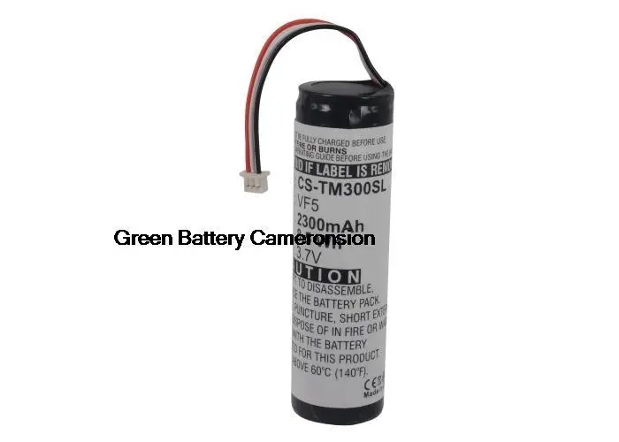 Greenbattery Cameronsino 2300Mah 8.51Wh 3.7V Gps, Navigatore Agli Ioni Di Litio Per Tomtom Go 300,400,500,510,530,700,710,910,Go 4D00.001,Vf5