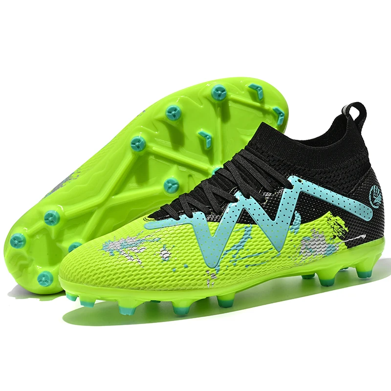 

Football Shoes Men's High Quality Professional Court Shoes Youth Five Person Training Lawn Football Tennis Shoes Large
