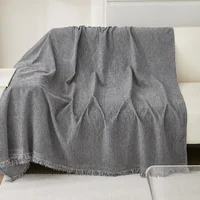 Solid Color Waterproof Sofa Towel Chenille Four Seasons Universal Sofa Cover All-inclusive Universal Simple Sofa Blanket 2