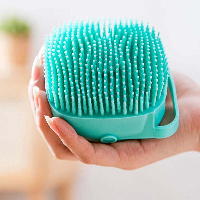 Soft Silicone Pet Bathing Brush and Massager