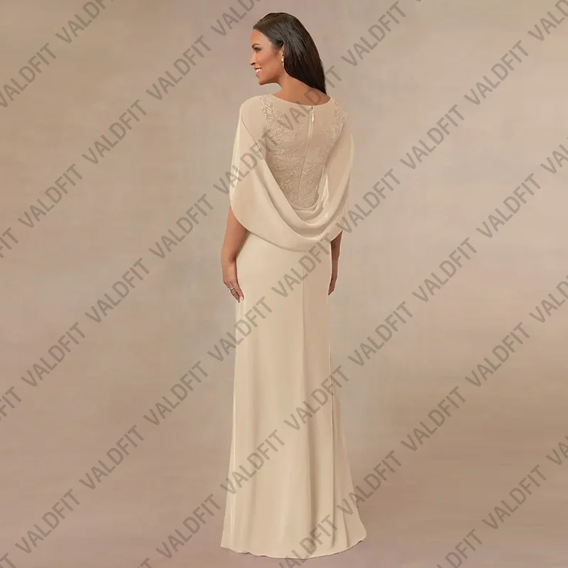 Long Chiffon Mother of the Bride Wedding Dresses