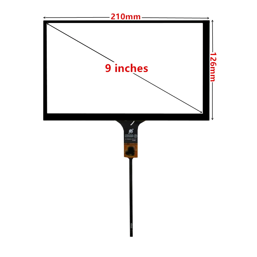 Polegada Universal Capacitivo Touchscreen Digitador para a Navegação do Carro Multimídia Painel de Toque Vidro 3.5 4.3 6.5 - Imagem 2