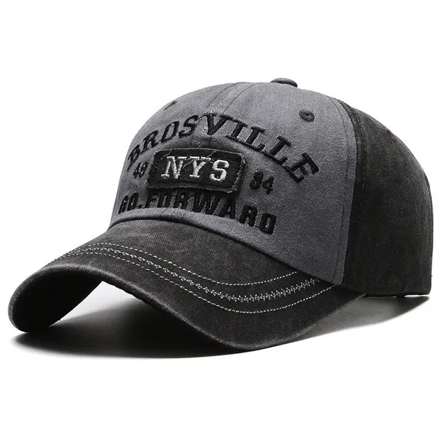 Men's Baseball Cap Casual Embroidered Curved Brim Hat - Image 6