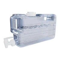 【อุปกรณ์เสริมในบ้าน】ตู้เครื่องดื่มตู้เย็น 1.1 แกลลอนตู้กดน้ําขวดพร้อมก๊อกน้ําหัวจุกและตู้เย็นฝาเกลียว 58 มม. 1