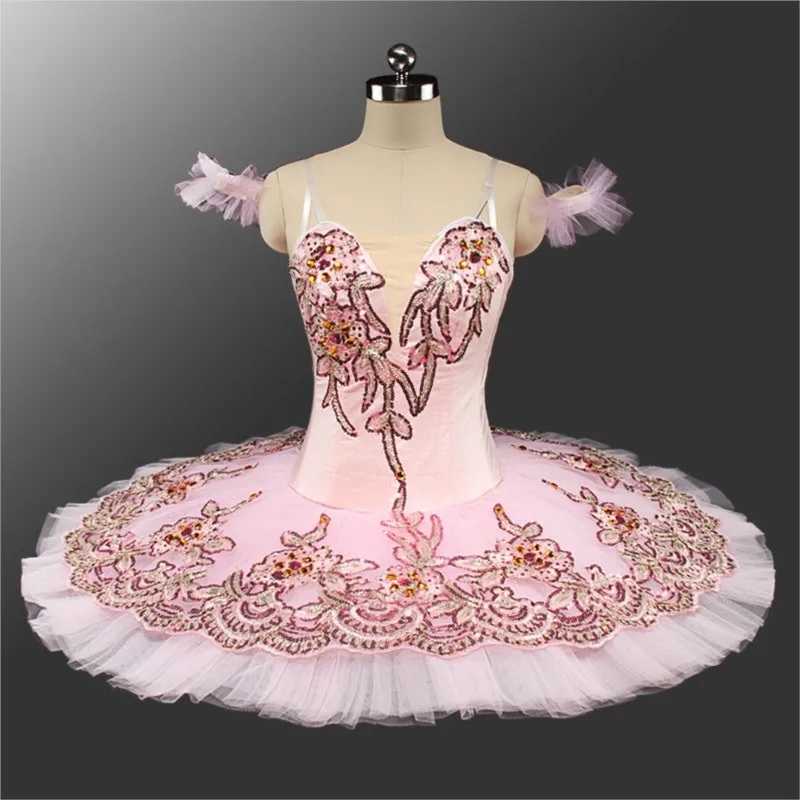 

Профессиональная 12-слойная танцевальная одежда на заказ для девочек, костюмы для выступлений, детская балетная пачка