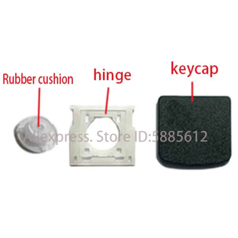 Replacement Keycap Key cap &Scissor Clip&Hinge For Logitech Craft MX Keys S Keyboard GreyBlack English — view 4