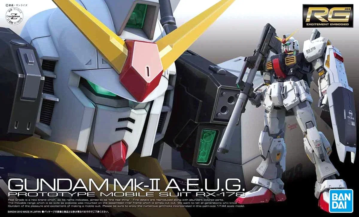 BANDAI 1/144 RG RX-78 Mk-II AEUG Version Prototype RX-178