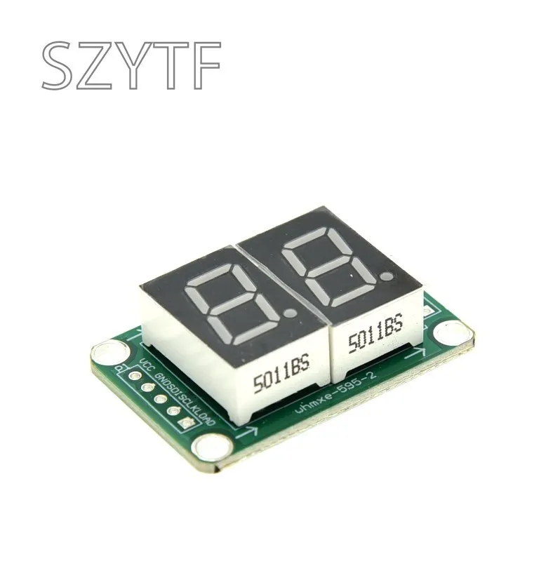 74HC595 2/3/4 Digits 2-Segment Digital Tube Display Static Drive Module Can Be Seamlessly Connected In Series With 0.5-inch