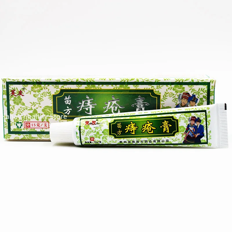 Hemorrhoids Ointment Herbal Materials Suppository Hemorrhoids Cream Personal Health Care Pain Analgesic Cream