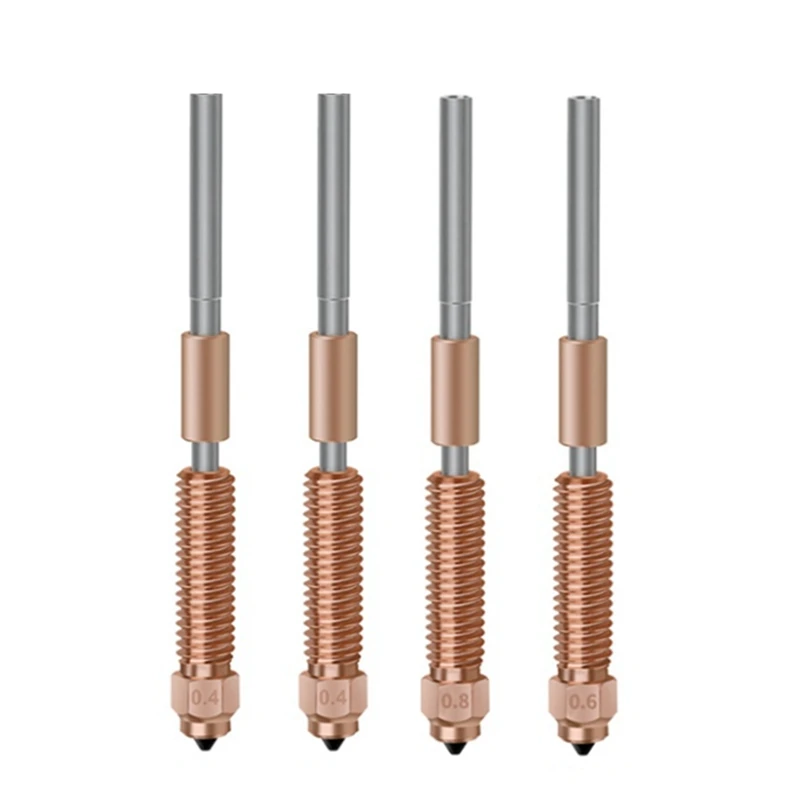 

K1C 3D Printer Accessories,Copper Alloy And Hardened Steel Nozzle,Quick Release Nozzle Kit For Ender3v3/K1max/K1C